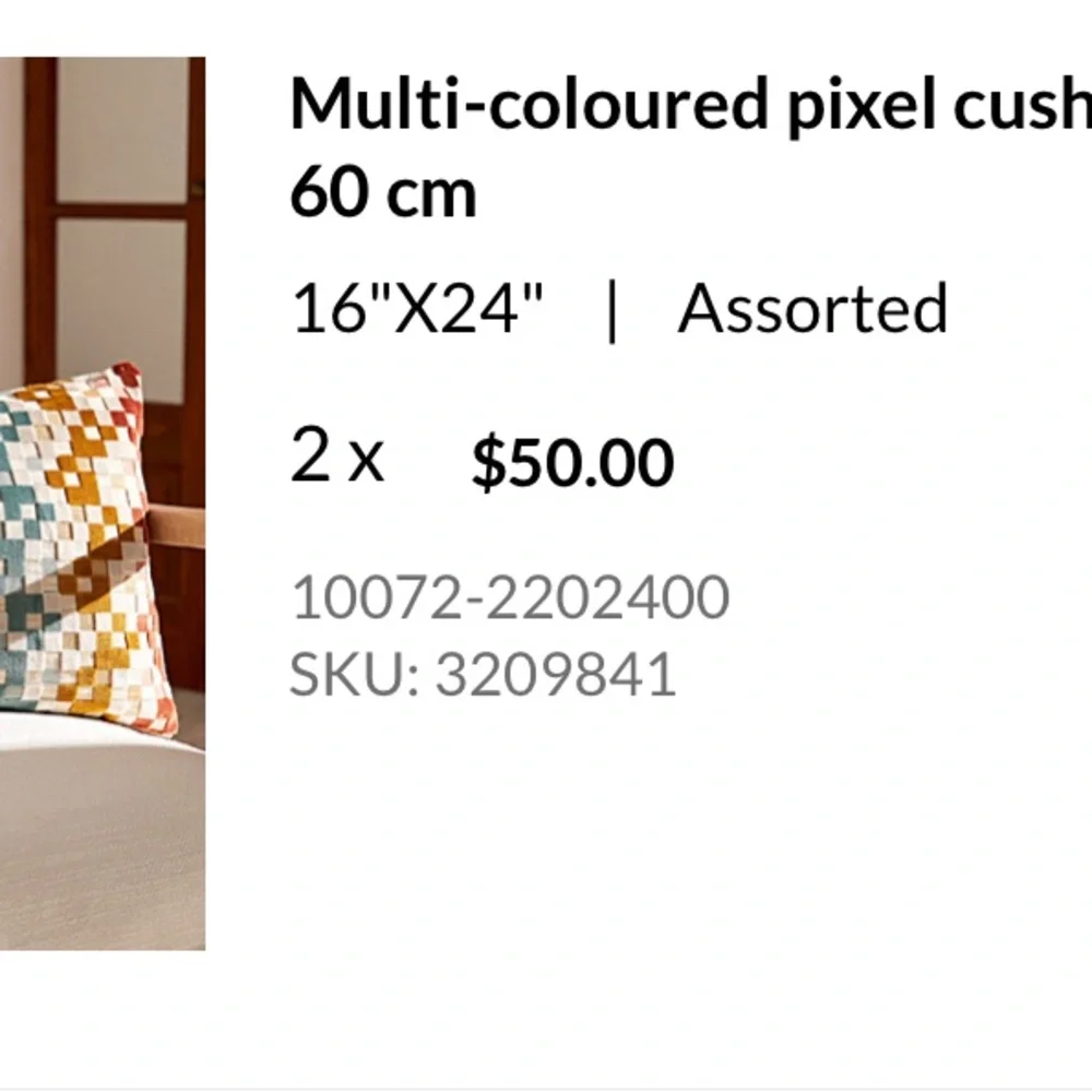 Geometric Patterned throw pillowcases - Picture 6 of 6